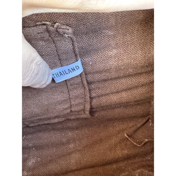 Handmade Coconut‎ Shell Shiny Paint lacquer finish Handbag Purse w/wooden handle - Picture 13 of 16